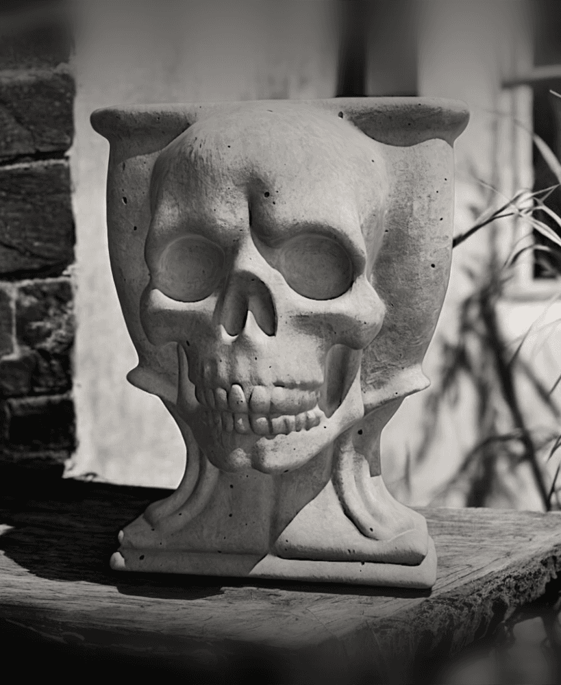 SKULL HEAD POT V2 3d model