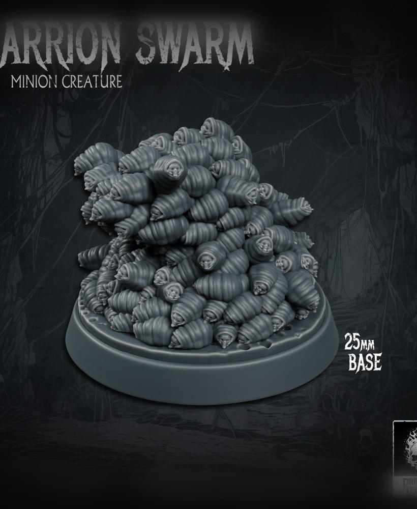 Carrion Swarm 01 (25mm Base) 3d model