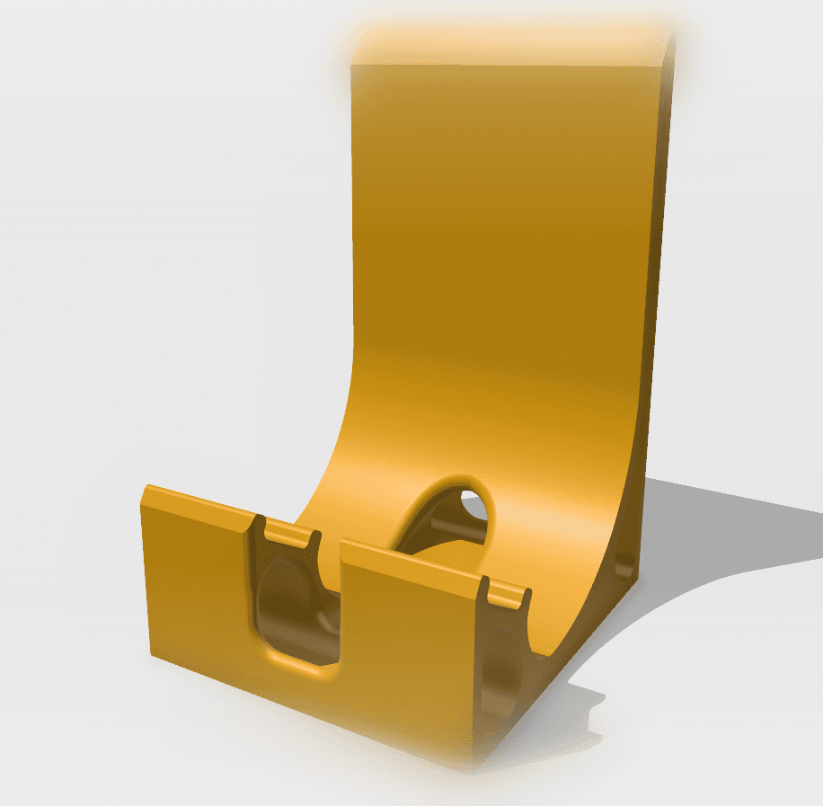 Cable_Phone_Stand.3mf 3d model