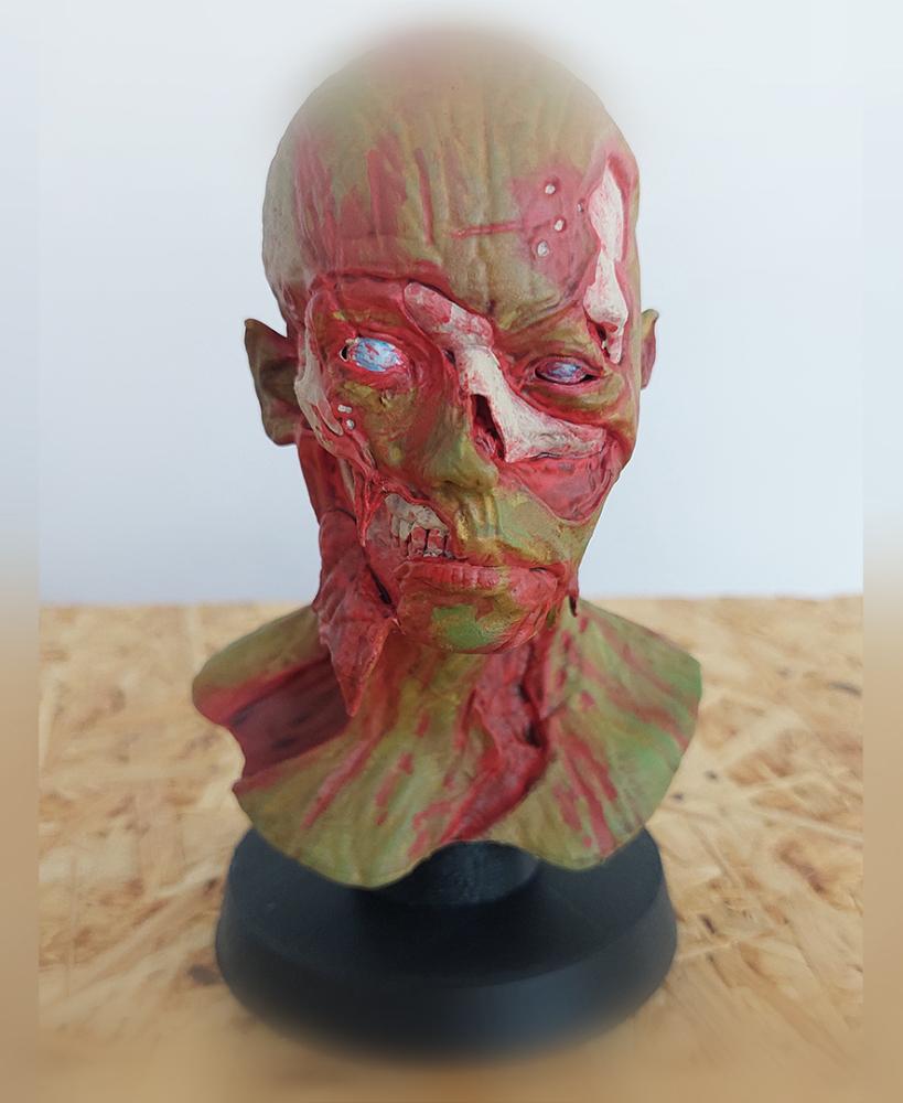 Zombie Bust 3d model