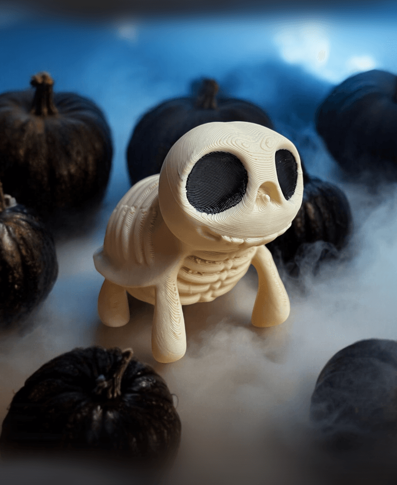 Halloween Skeleton Turtle - A Spooky and Fun Toy 3d model