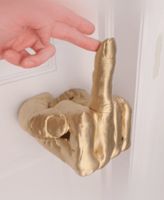 Middle Finger Doorknob! 3d model