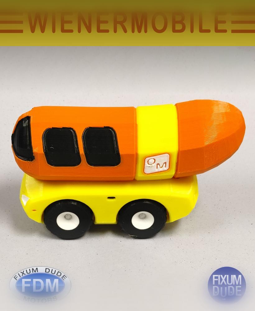 Fixum Dude Motors PiP Wienermobile 3d model