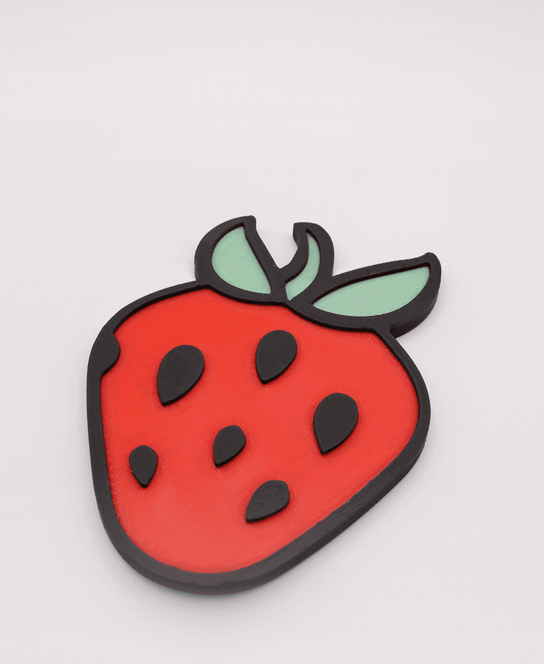 Strawberry Coasters 3d model