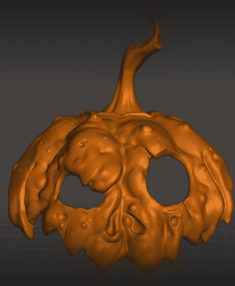 Pumpkin Warding Mask 3d model