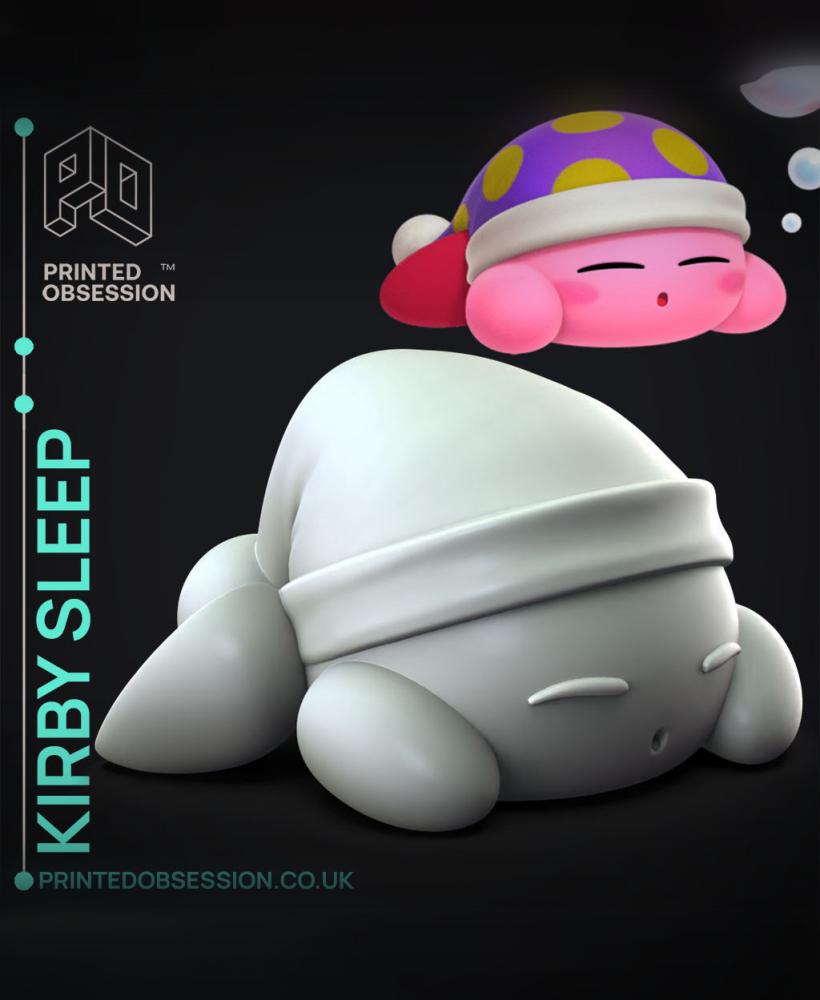 Kirby sleep - Kirby's Adventure - Fan Art 3d model