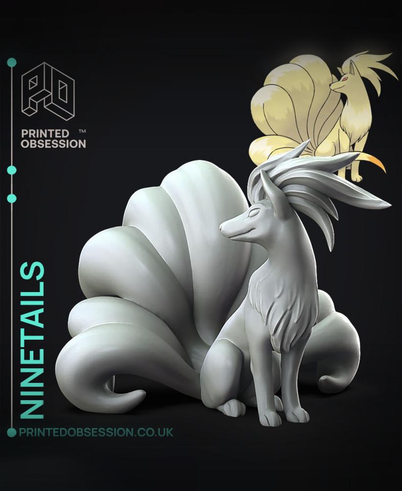 Ninetails - Pokemon - Fan Art 3d model