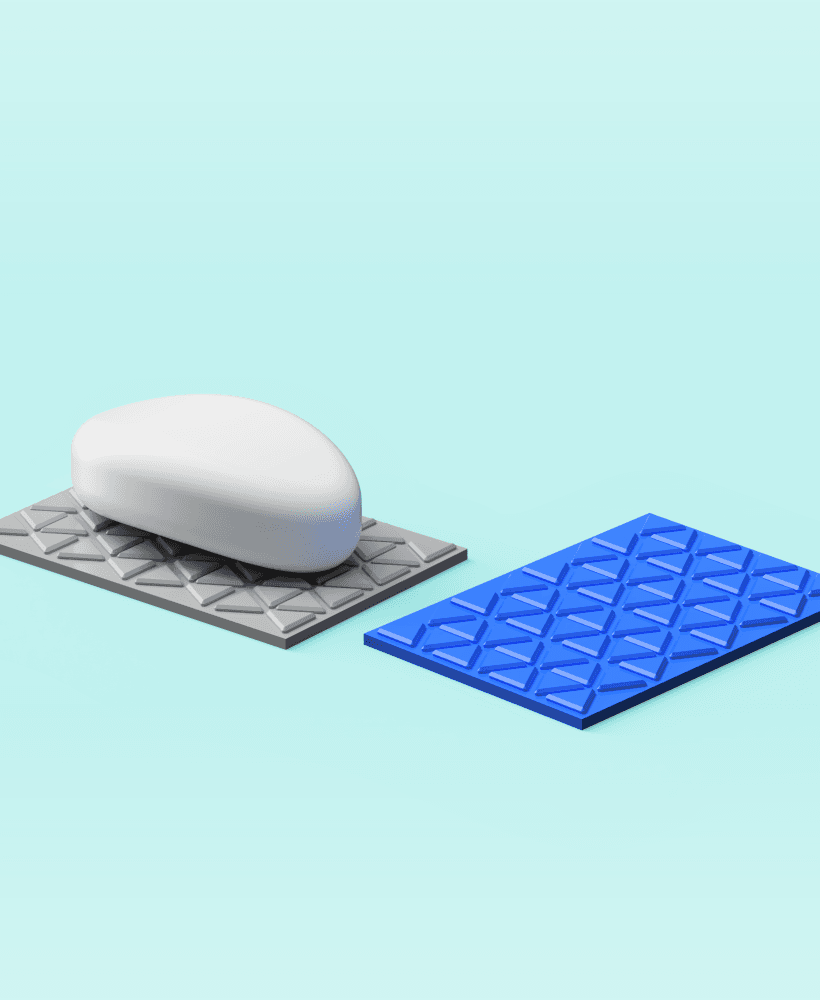 Tessellation Patterned Soap Dish  3d model