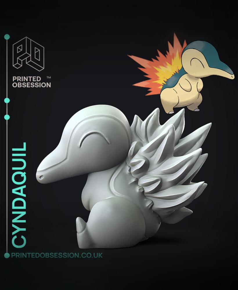 Cyndaquil - Pokemon - Fan Art 3d model