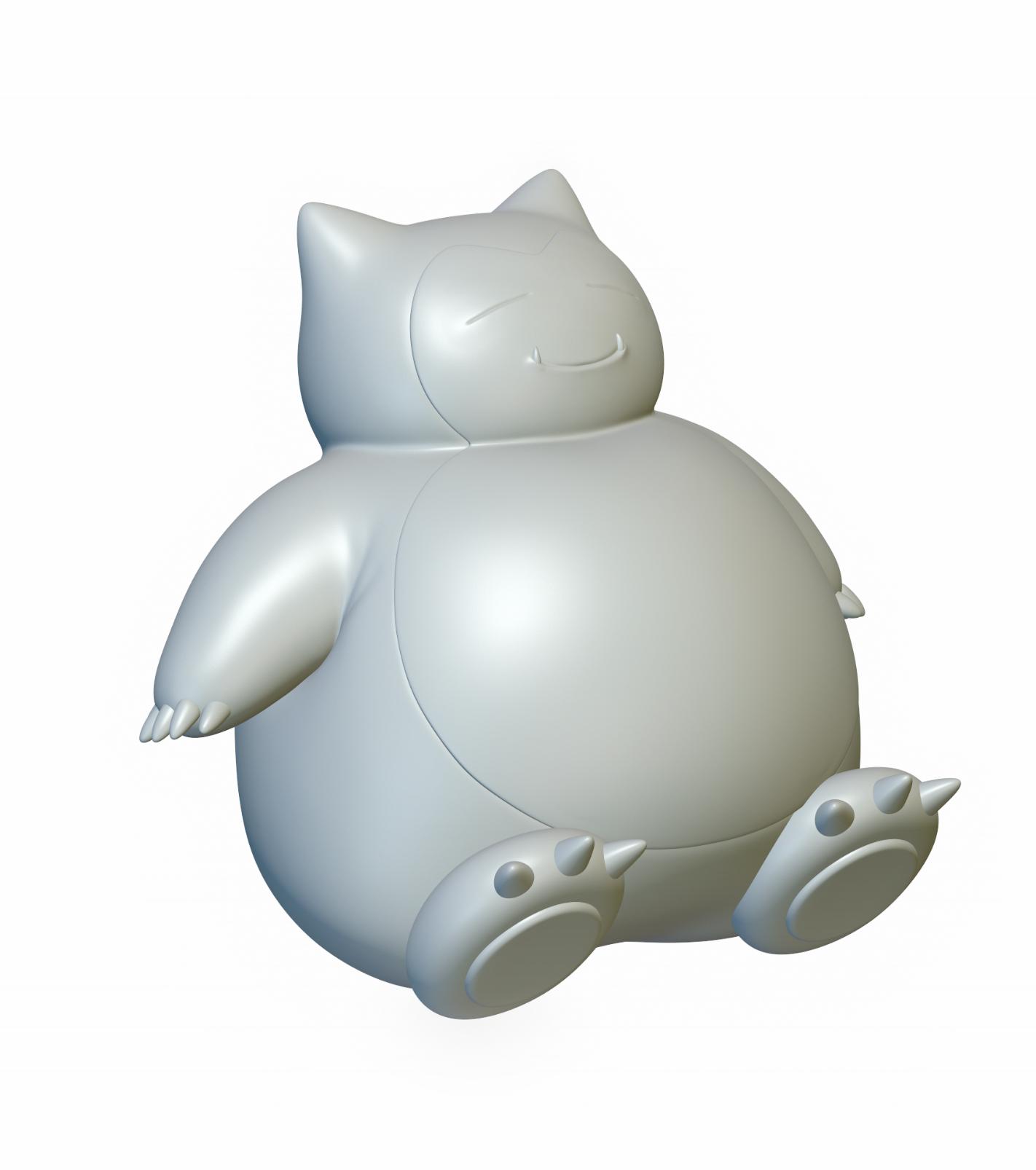 Pokemon Snorlax #143 - Optimized for 3D Printing 3d model