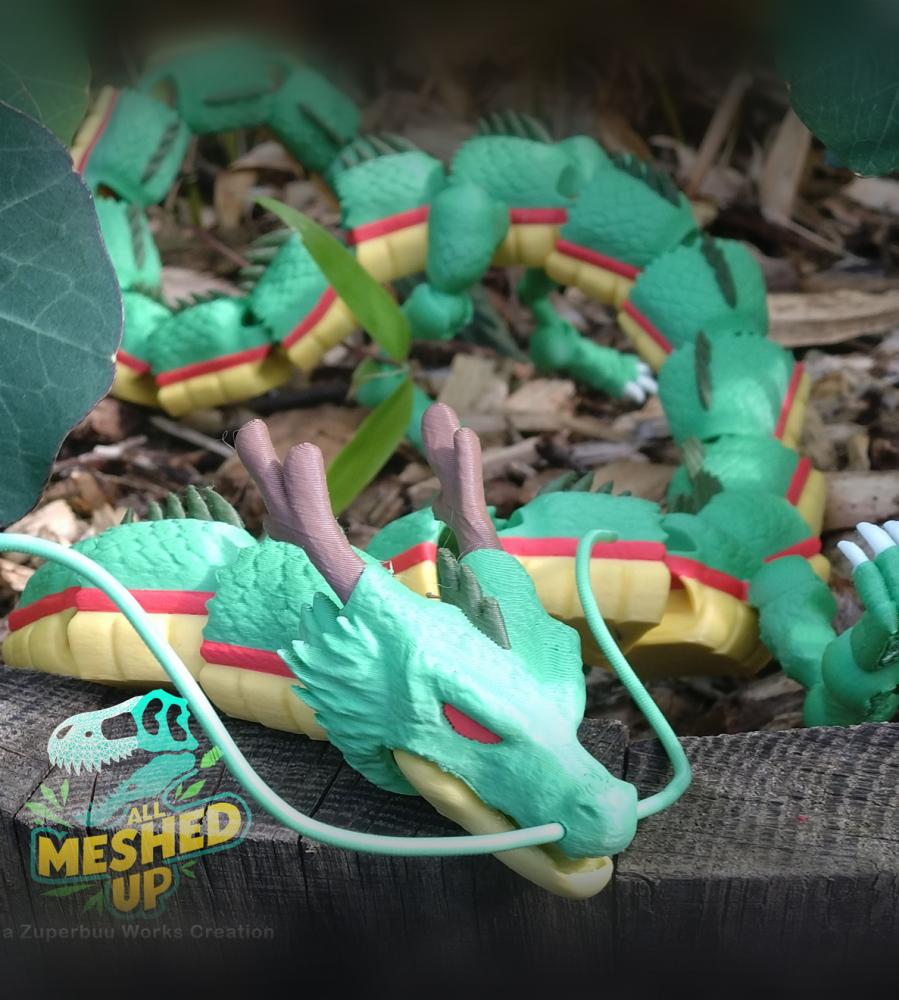 Articulated Shenron Dragon Toy VERSION 2 3d model