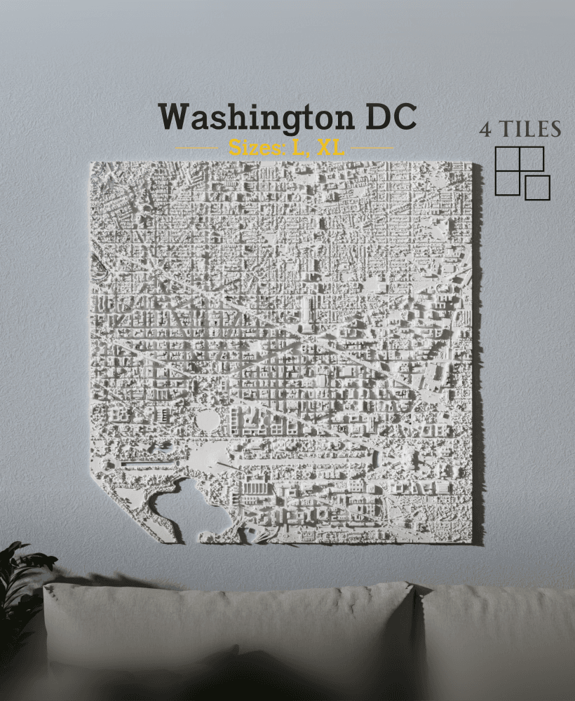 Washington DC - Large & Extra Large 3d model