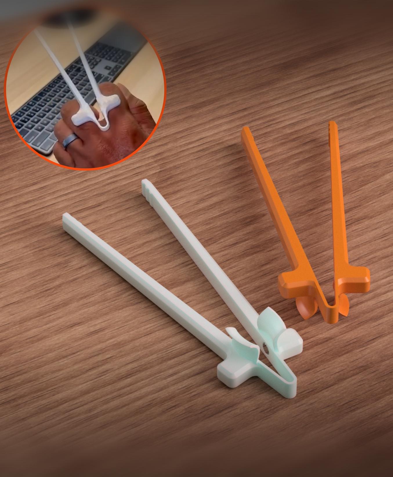 Finger Chopsticks 3d model