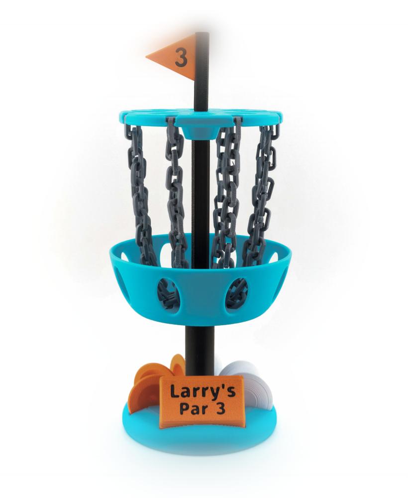 Larry's Disc Golf Desktop Game With PIP Chains 3d model