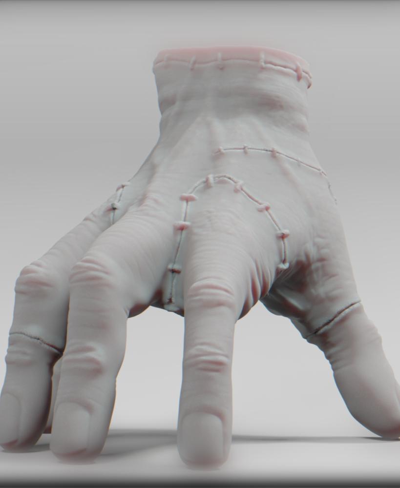 Wednesday Hand Thing | La Cosa | Merlina 3d model