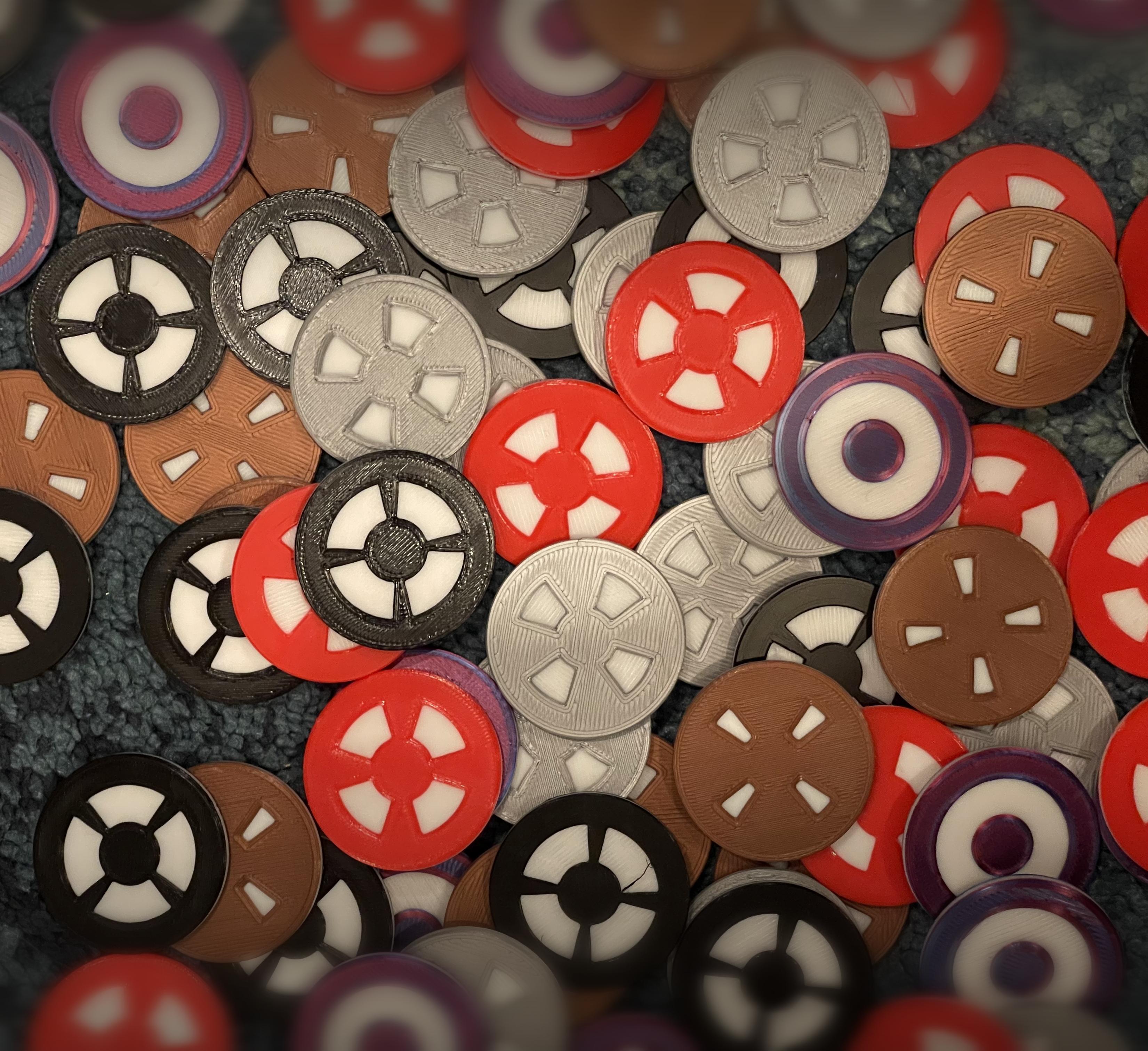 Poker Chips 3d model