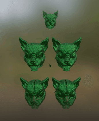 Imp Head Cat Helmet from Elden Ring 3d model