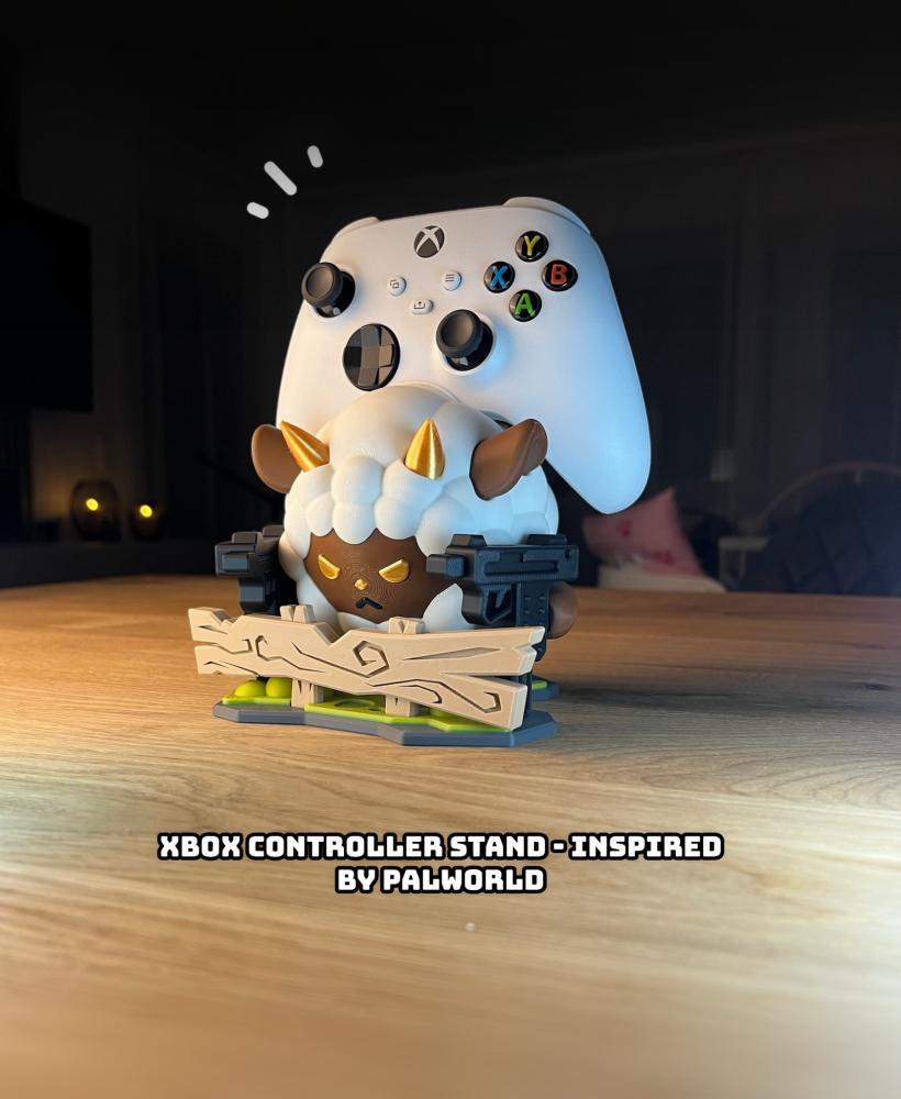 Universal Controller Stand - Inspired by "Lamball from Palworld" 3d model