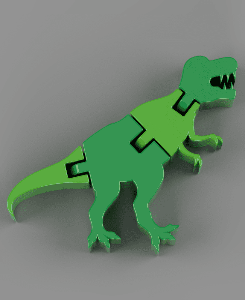 Articulated T-Rex Dinosaur 3d model