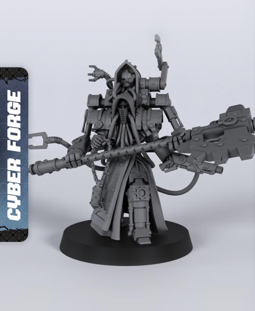 Engineer Sandforged - With Free Cyberpunk Warhammer - 40k Sci-Fi Gift Ideas for RPG and Wargamers 3d model