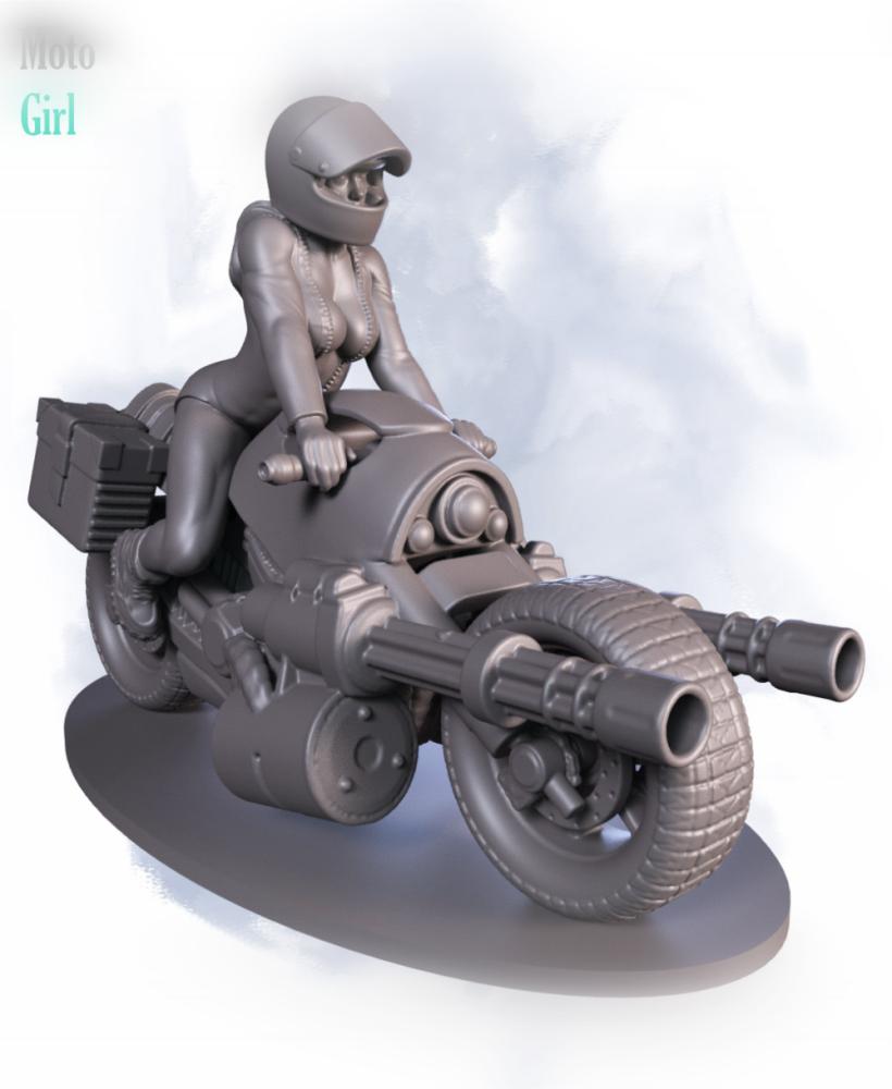 Motogirl 3d model