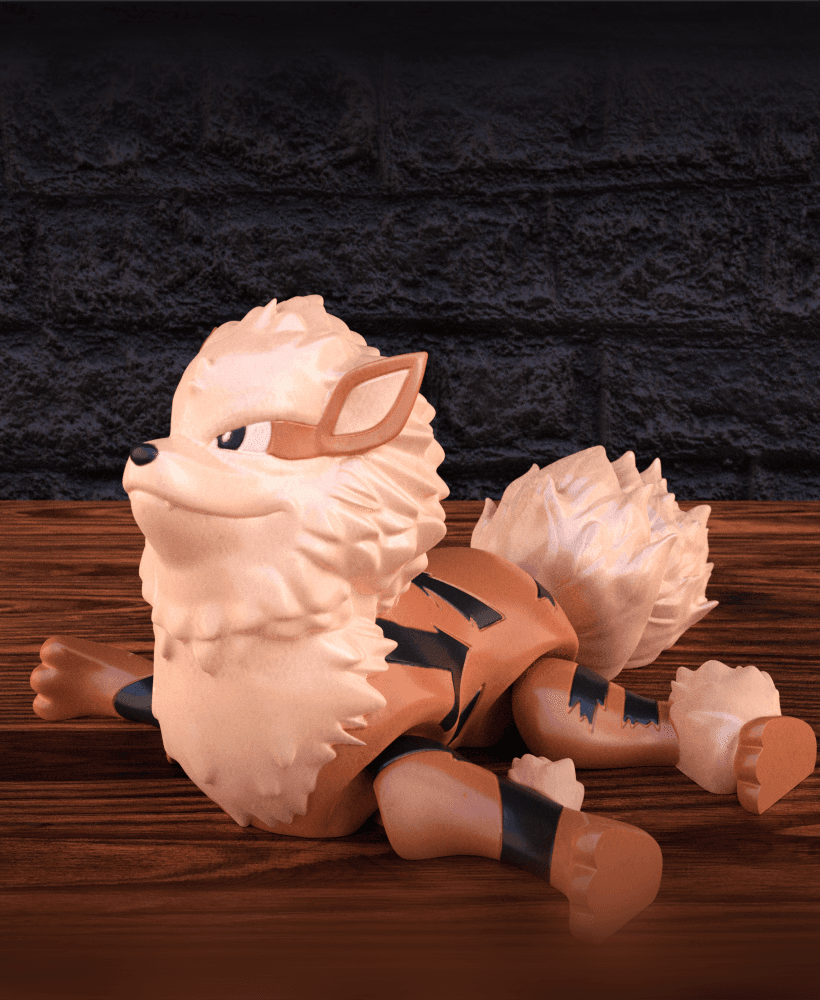 Articulating Arcanine - Pokemon 3d model