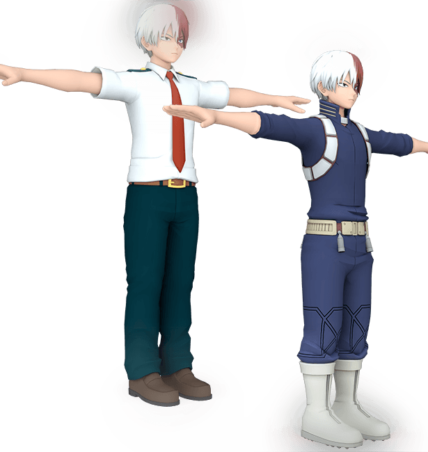 Shoto Todoroki 3d model