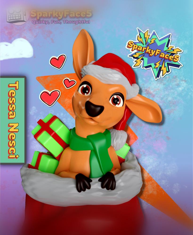 Christmas Joey 3d model