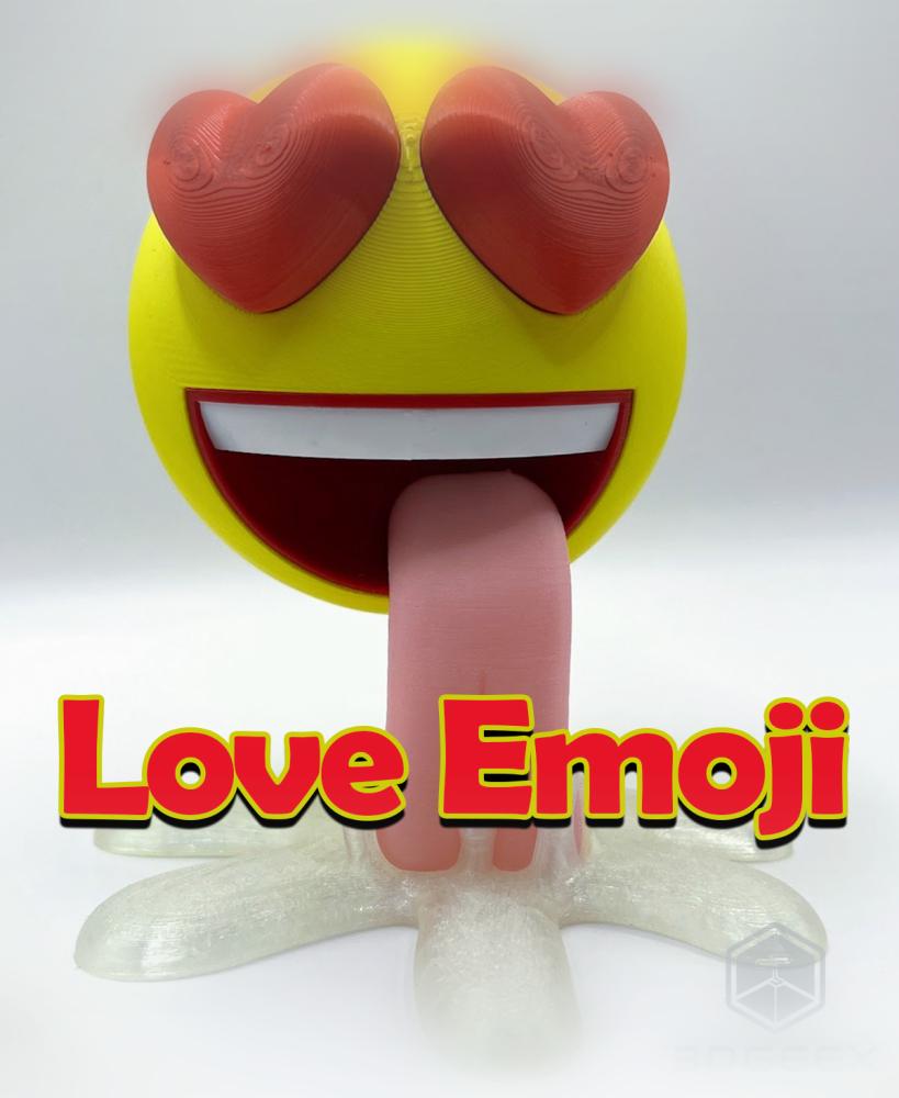 Love Emoji 3d model