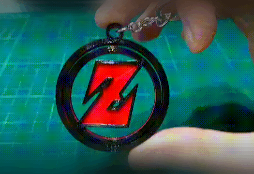 Dragon Ball Z Keychain 3d model