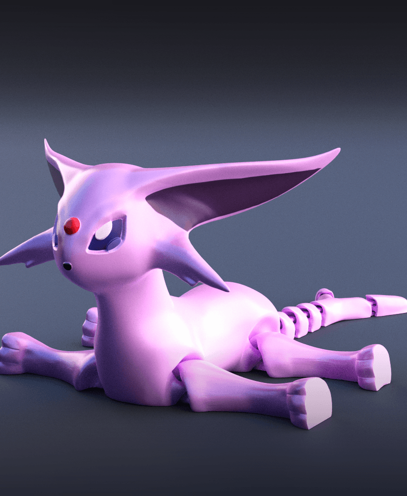 Articulating Espeon - Pokemon 3d model