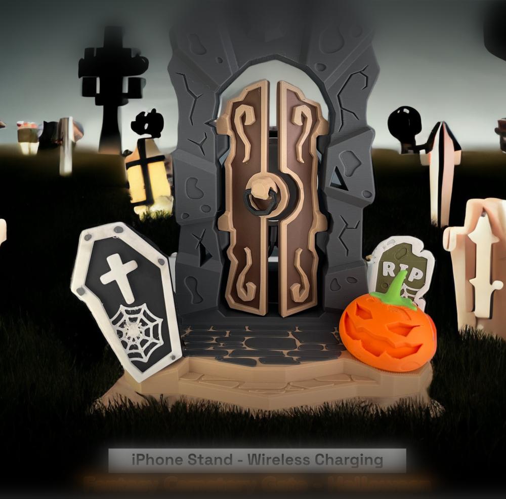 Halloween Portal Stand for your iPhone 3d model