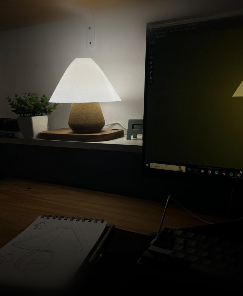 MUSHROOM LAMP 3d model