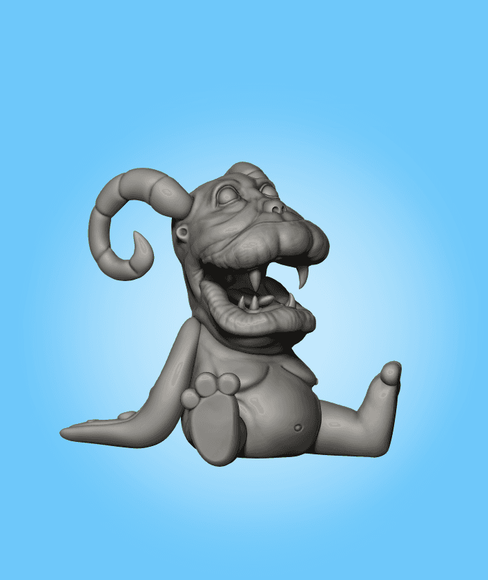 Horned Monster 3d model