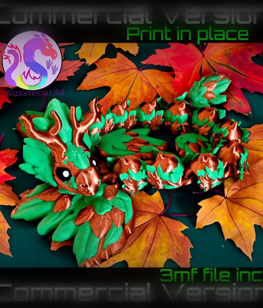 Oak the Fall Dragon *Commercial Version* 3d model