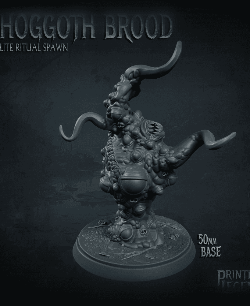 Shoggoth Spawn 01 (50mm Base) 3d model