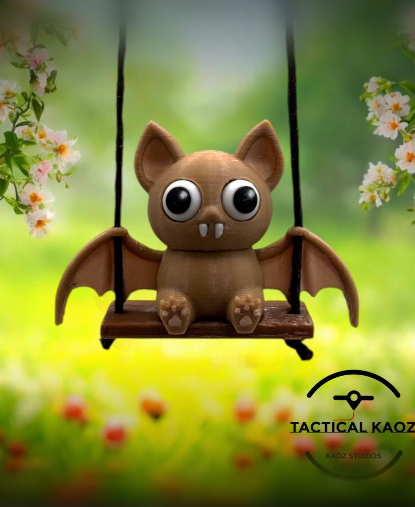 Bat Swing Buddy – 3D Printed Rearview Mirror Accessory  3d model