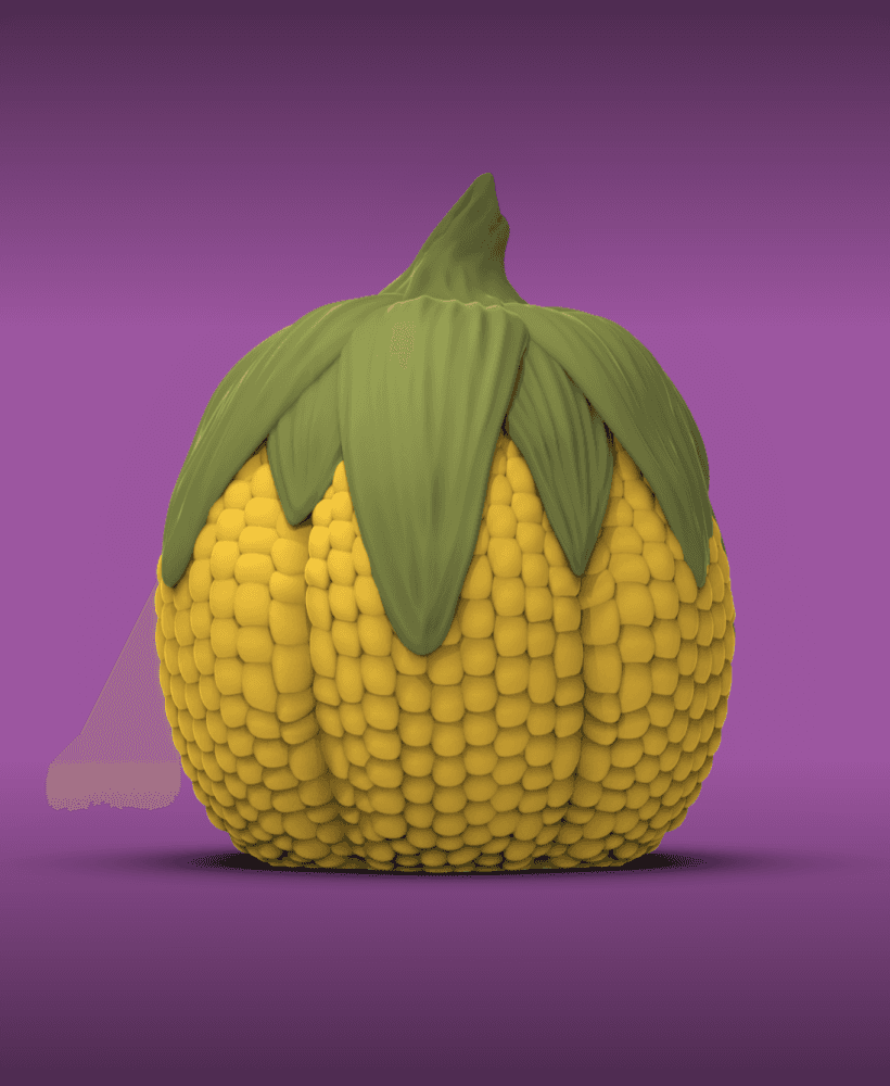 Corn Pumpkin (+MMU 3mf file) 3d model