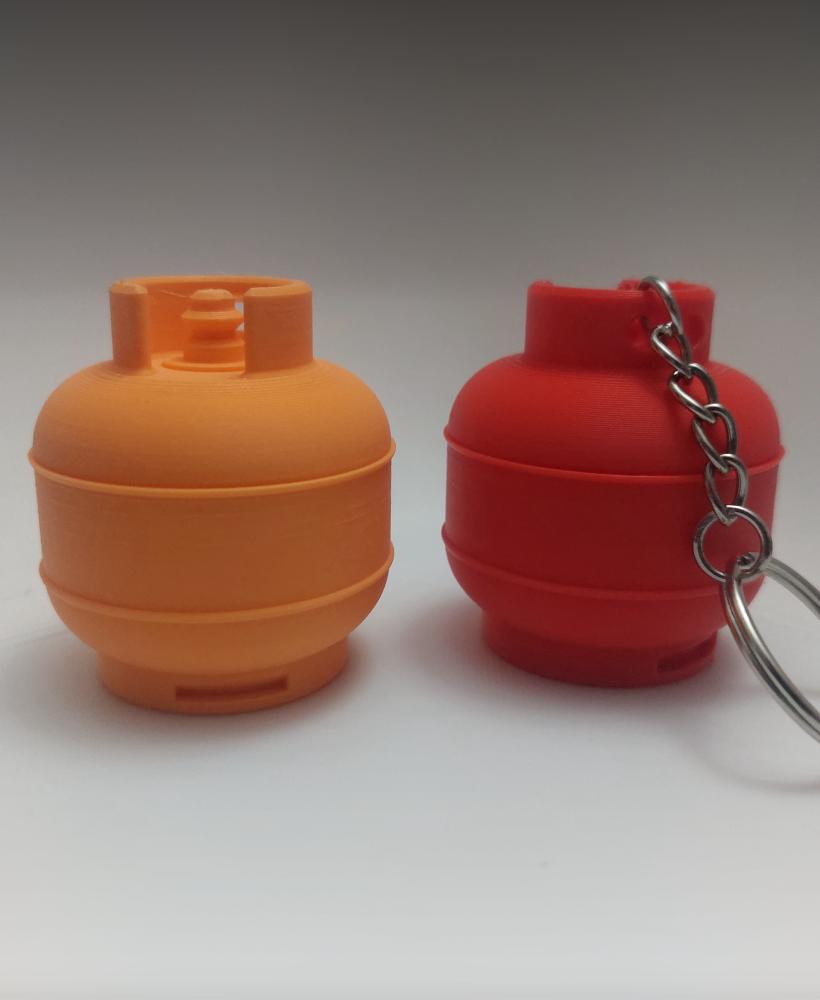 Gas Cylinder with Stash 3d model