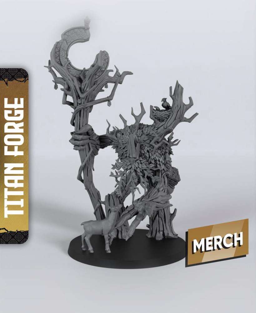 Thicket Shepherd - With Free Dragon Warhammer - 5e DnD Inspired for RPG and Wargamers 3d model