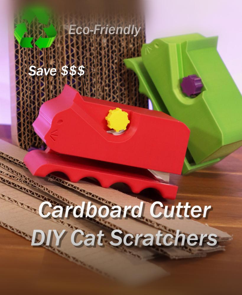 Cardboard Cutter For DIY Cat Scratchers 3d model