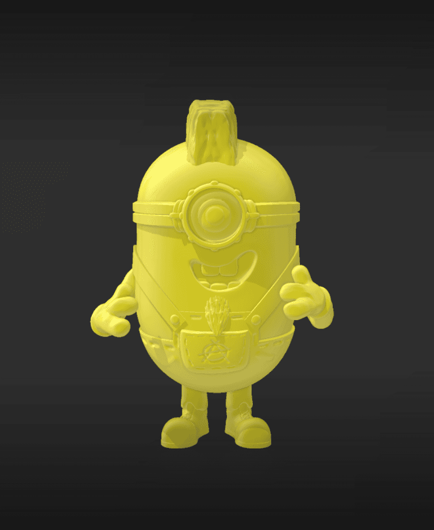 rocker minion 3d model