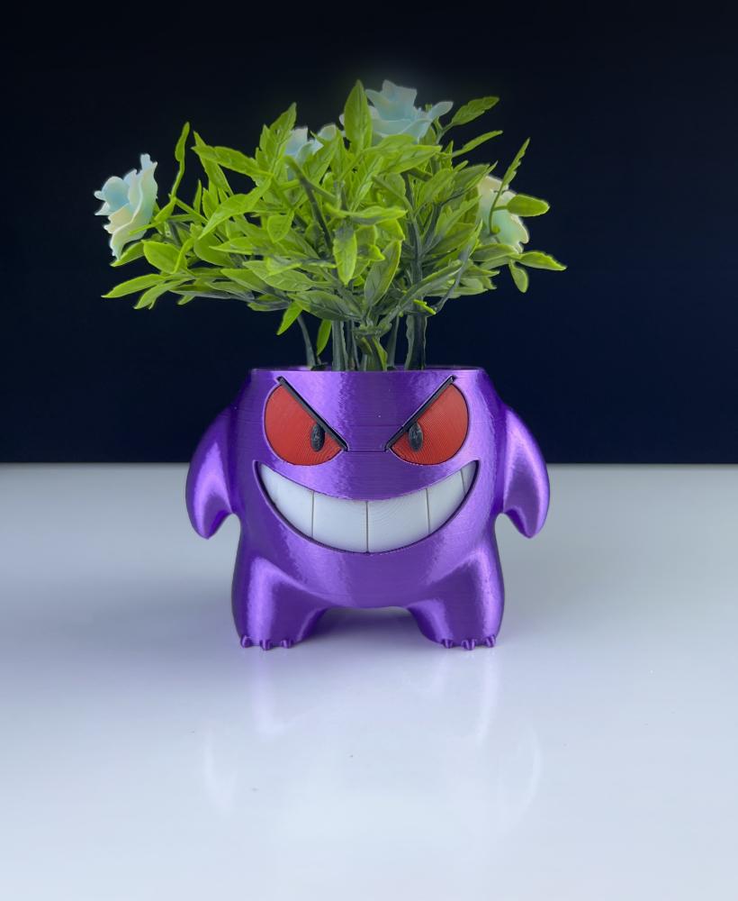 Gengar Pot - Multicolor 3d model