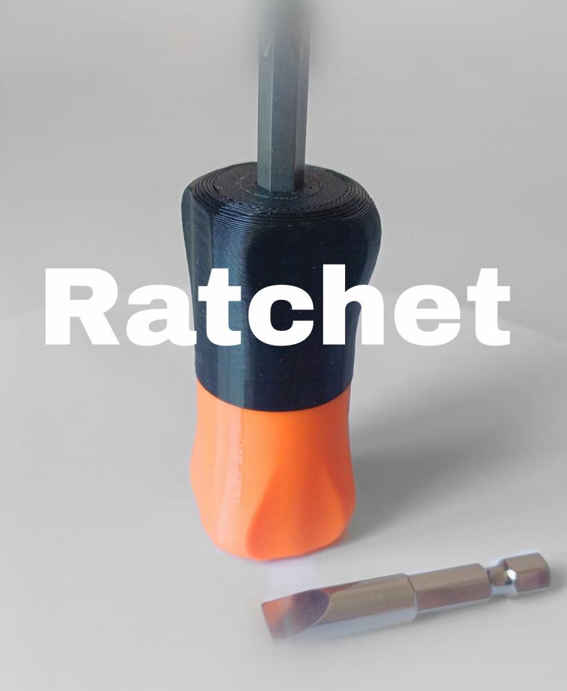 Ratchet Screw Driver  3d model