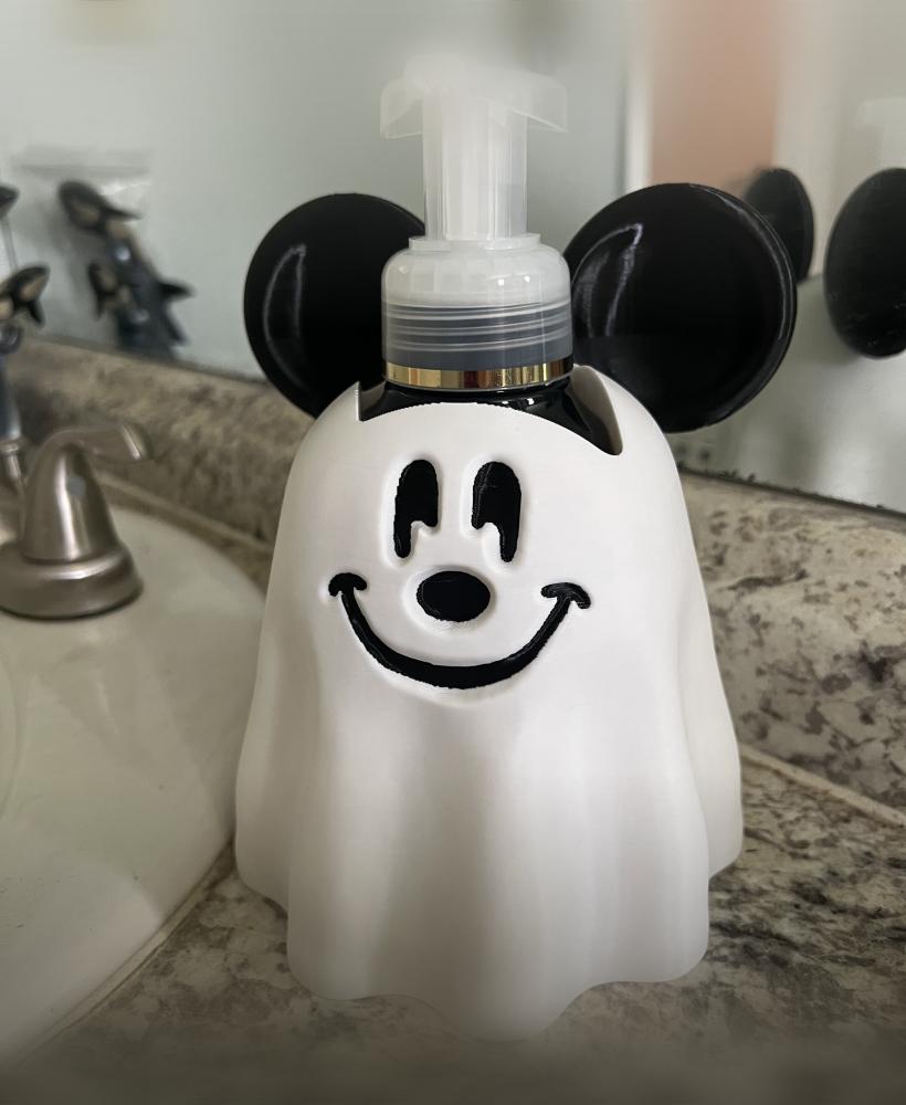 Ghostie Mouse Soap Holder 3d model