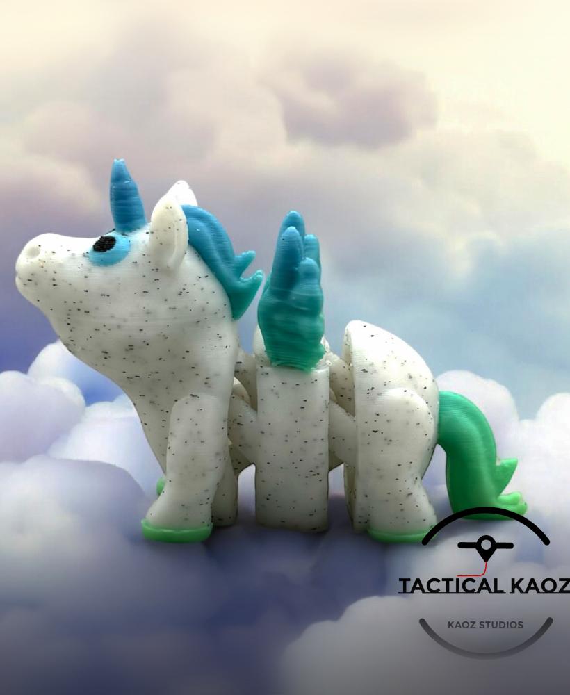 Articulating Alicorn - Unicorn and Pegasus Flexy 3d model