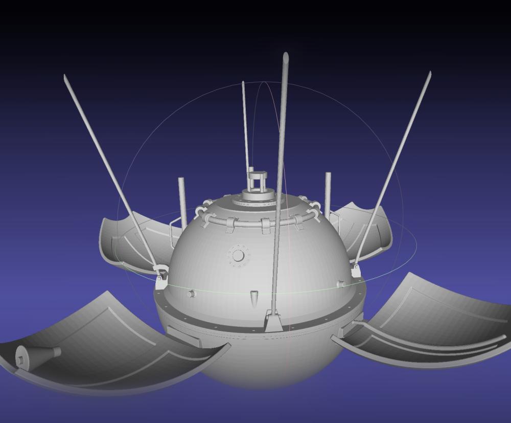 Luna 9 Moon Probe  3d model