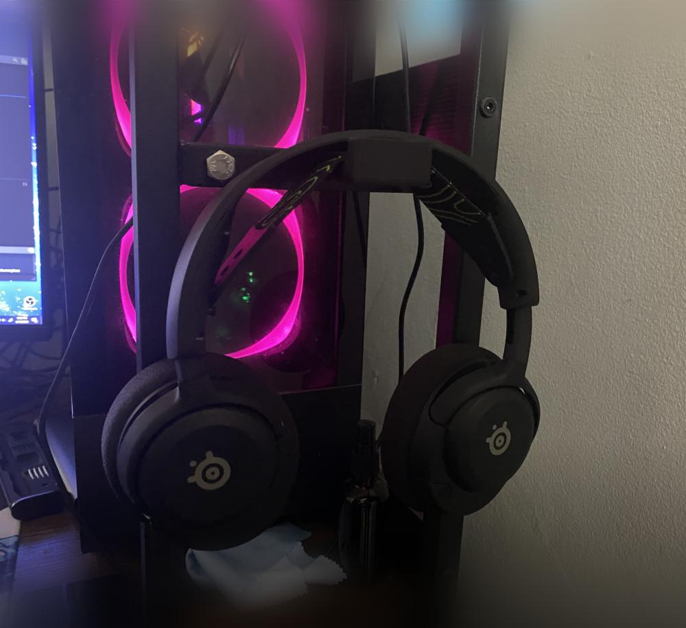 Minimalist Headphone Stand 3d model