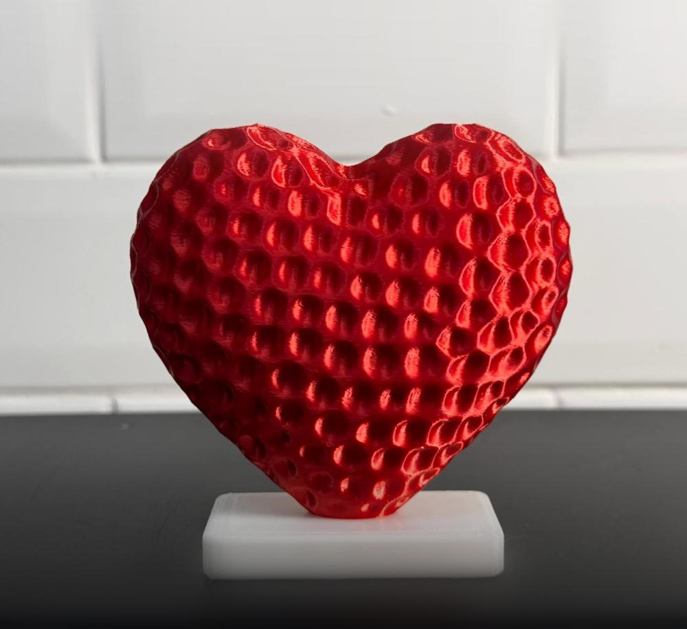 Dented Heart ornament 3d model