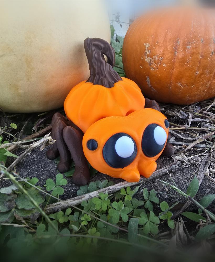 Pumpkin Spider 3d model